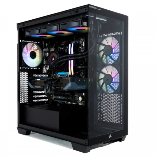 OPTIMUS Компютър E-Sport GB650T-CR2 Ryzen 7 7800X3D/32GB/2TB/RX 9070 XT 16GB/WIN11H