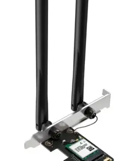 TP-LINK AX1800 Dual-Band Wi-Fi 6 Bluetooth PCI Express адаптер SPEED: 1201 Mbps at 5 GHz + 574 Mbps at 2.4 GHz MA70XE