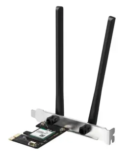 Alternative view of TP-LINK AX1800 Dual-Band Wi-Fi 6 Bluetooth PCI Express адаптер SPEED: 1201 Mbps at 5 GHz + 574 Mbps at 2.4 GHz MA70XE