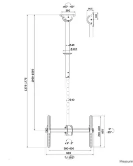 Alternative view of Neomounts Uchwyt do monitora/telewizora CL35-440BL16L