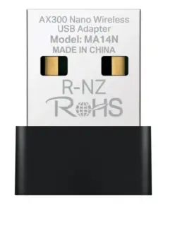 TP-LINK  AX300 NanoWi-Fi USB адаптер SPEED: 287 Mbps at 2.4 GHz MA14N