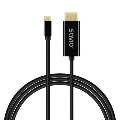 Alternative view of Savio USB-C to HDMI кабел SAVIO