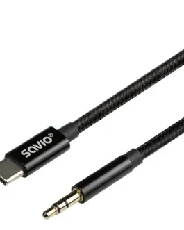 Savio USB-C to mini-Jack кабел SAVIO