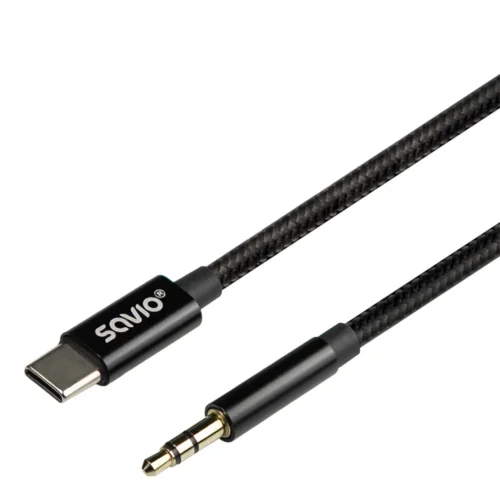 Savio USB-C to mini-Jack кабел SAVIO