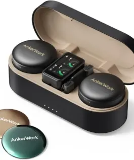 Anker Microphone M650 BT USB-C + адаптерs черен