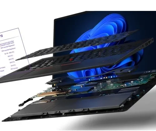 Alternative view of Lenovo Ultrabook Thinkpad X1 Carbon G13 21NS004NPB W11Pro Ultra 7 258V/32GB/1TB/INT/14.0 WUXGA/Touch/черен/3YRS Premier Support + CO2 Offset