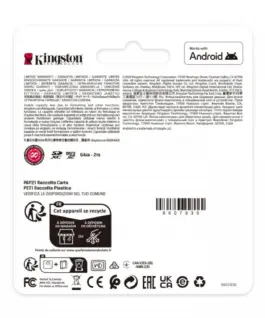 Kingston памет card SD 256GB Canvas Select Plus Gen3 150MB/s