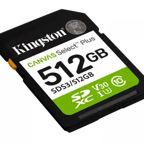 Alternative view of Kingston памет card SD 512GB Canvas Select Plus Gen3 150MB/s