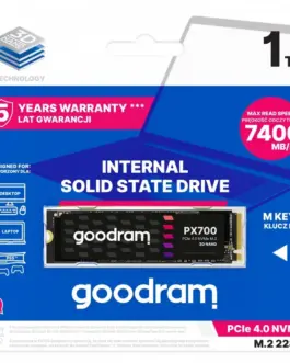 Alternative view of GOODRAM SSD PX700 1TB M.2 PCIe 2280 4x4 7400/6500MB/s