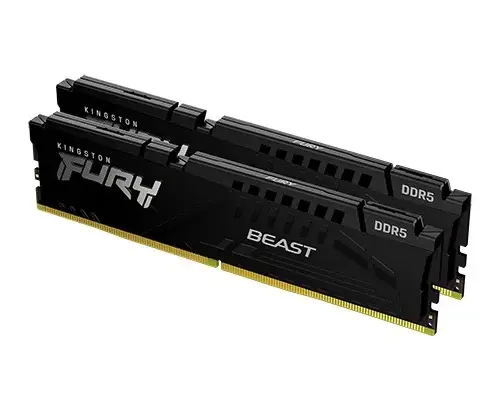 Kingston памет DDR5 Fury Beast 128GB(2*64GB)/5600 CL40 черен