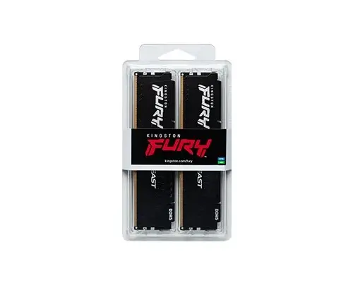 Alternative view of Kingston памет DDR5 Fury Beast 128GB(2*64GB)/5600 CL40 черен