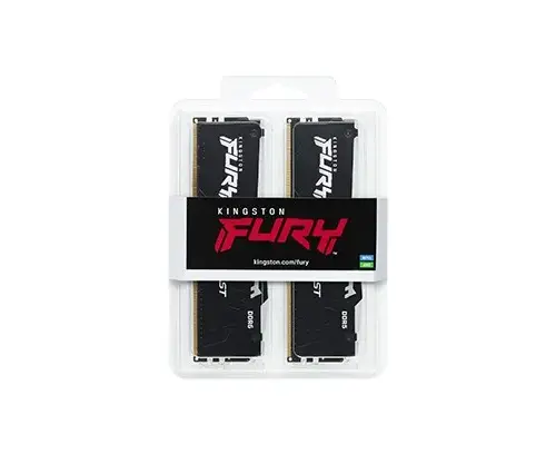 Alternative view of Kingston памет DDR5 Fury Beast RGB 128GB(2*64GB)/5600 CL40 черен