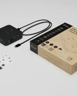 Alternative view of i-tec USB-C DP Dual HDMI Docking Station with Power Delivery 100 W