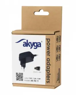 Alternative view of AKYGA POWER SUPPLU 9V/1A 9W AKYGA AK-TB-11 5.5X2.1M
