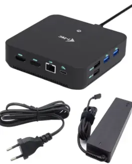 i-tec USB-C DP Dual HDMI Docking Station with Power Delivery 100 W + i-tec универсално зарядно