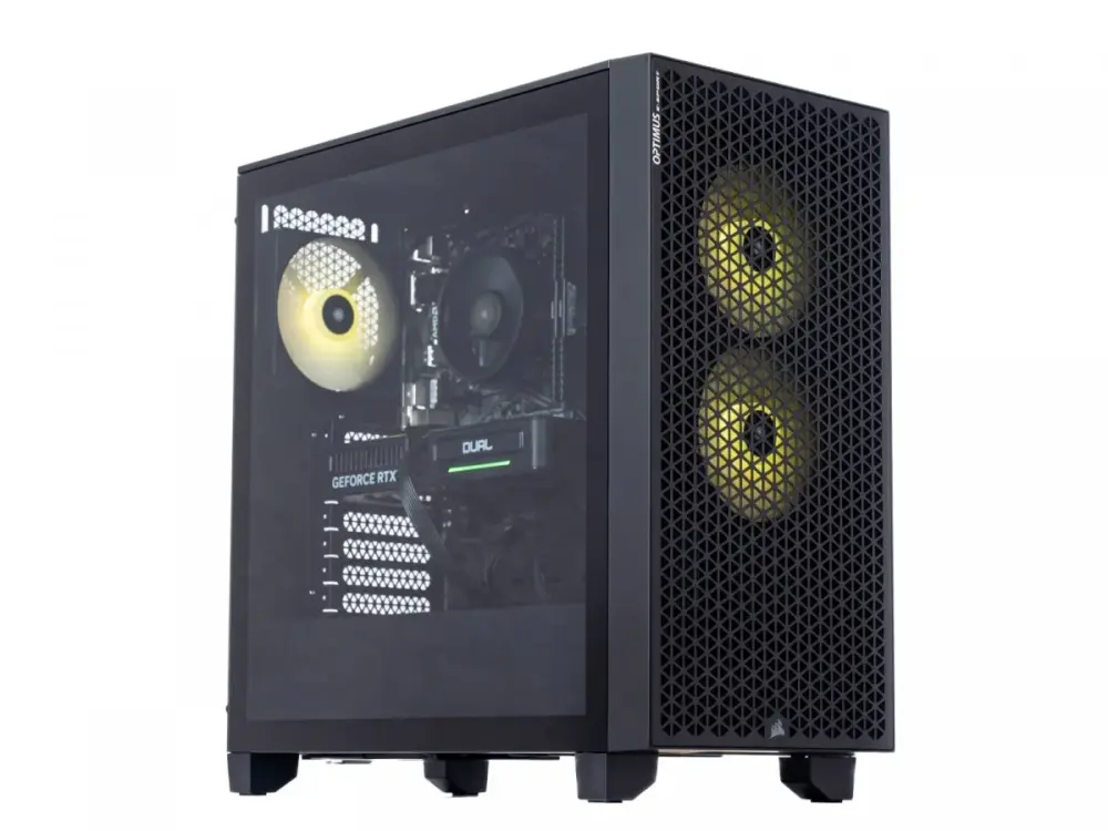 OPTIMUS Компютър E-Sport GA520T-CR10 Ryzen 4500/16GB/1TB/RTX 5060 8GB/W11