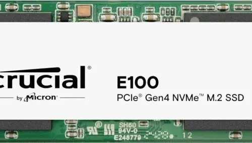 Crucial SSD E100 2TB M.2 NVMe 2280 PCIe 4.0 5000/4500 MB/s