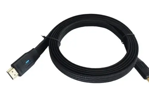 TB HDMI кабел v 2.1 flat черен 2m