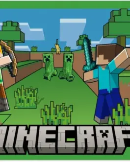 Alternative view of Kids Euroswan подложка за мишка 80x30cm Minecraft