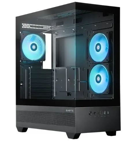 Chieftec Case GT-01B-OP VISTA Midi 3x ARGB Fans