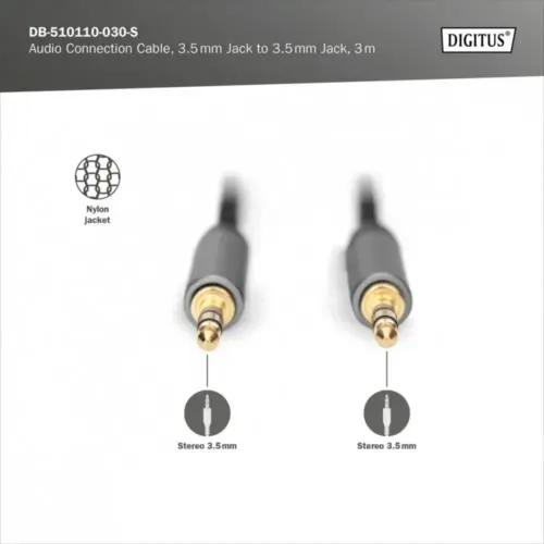 Digitus Audio кабел за връзка DB-510110-030-S