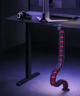 Alternative view of Maclean Desk кабел organizer 1345mm, RS125