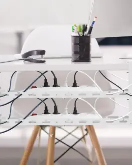 Alternative view of Maclean Under-desk кабел organizer, MC-102W