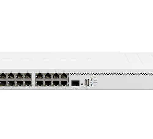16-портов комутатор MikroTik CCR2004-16G-2S+ с 2 SFP+ порта