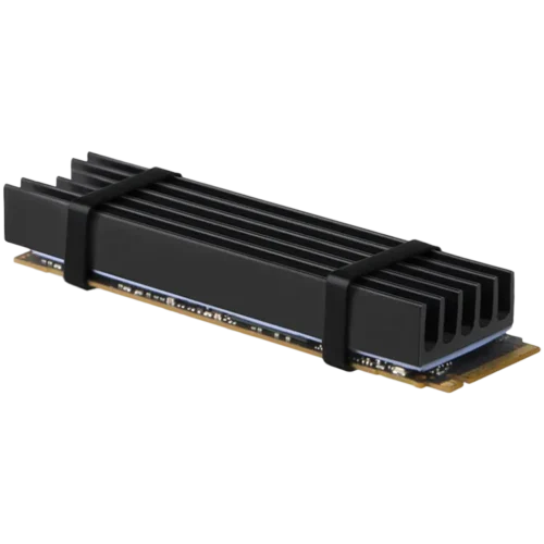 Охладител за процесор Охладител AXAGON CLR-M2L10 passive - M.2 SSD 80mm SSD ALU body silicone thermal pads height