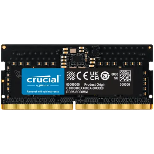 Памет за лаптоп Crucial 8GB DDR5-5600 SODIMM CL46 (16Gbit)