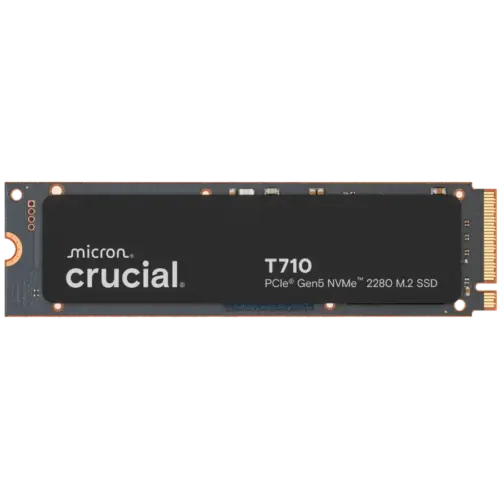 SSD диск CRUCIAL T710 1TB PCIe Gen5 NVMe M.2 2280 SSD up to 14900 MB/s read and 13700 MB/s