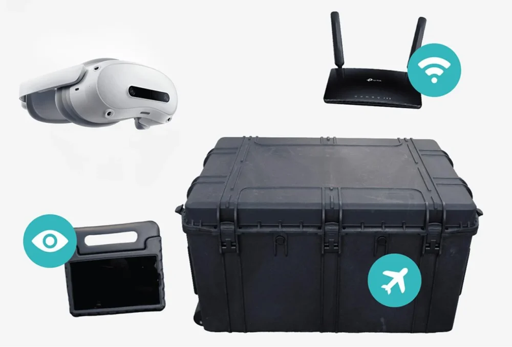 Комплект 15 бр. PICO Neo 3 VR очила куфар рутер таблет и