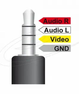 Alternative view of Кабел Delock стерео жак 3.5 mm 4 pin male angled > 3 x RCA male 1.5 m