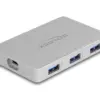 Delock Хъб USB-C 7 порта 3x USB-A 5 Gbps  3x USB-C 1xUSB-C PD 85 W