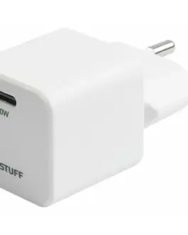 ЗАРЯДНО eSTUFF USB-C 30W - White - PN ES637027