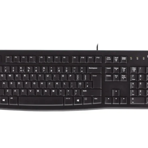 КЛАВИАТУРА LOGITECH K120U US USB - С БДС КИРИЛИЗАЦИЯ (WITH BDS CYRILLIC) - Black - PN