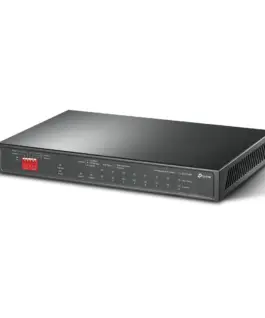 10-портов настолен гигабитен комутатор TP-Link TL-SG1210MP с 8-PoE+ порта и gigabit combo SFP/RJ45 порт