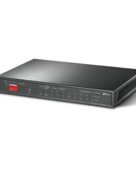 10-портов настолен гигабитен комутатор TP-Link TL-SG1210MP с 8-PoE+ порта и gigabit combo SFP/RJ45 порт