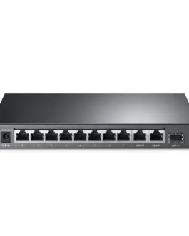 Alternative view of 10-портов настолен гигабитен комутатор TP-Link TL-SG1210MP с 8-PoE+ порта и gigabit combo SFP/RJ45 порт