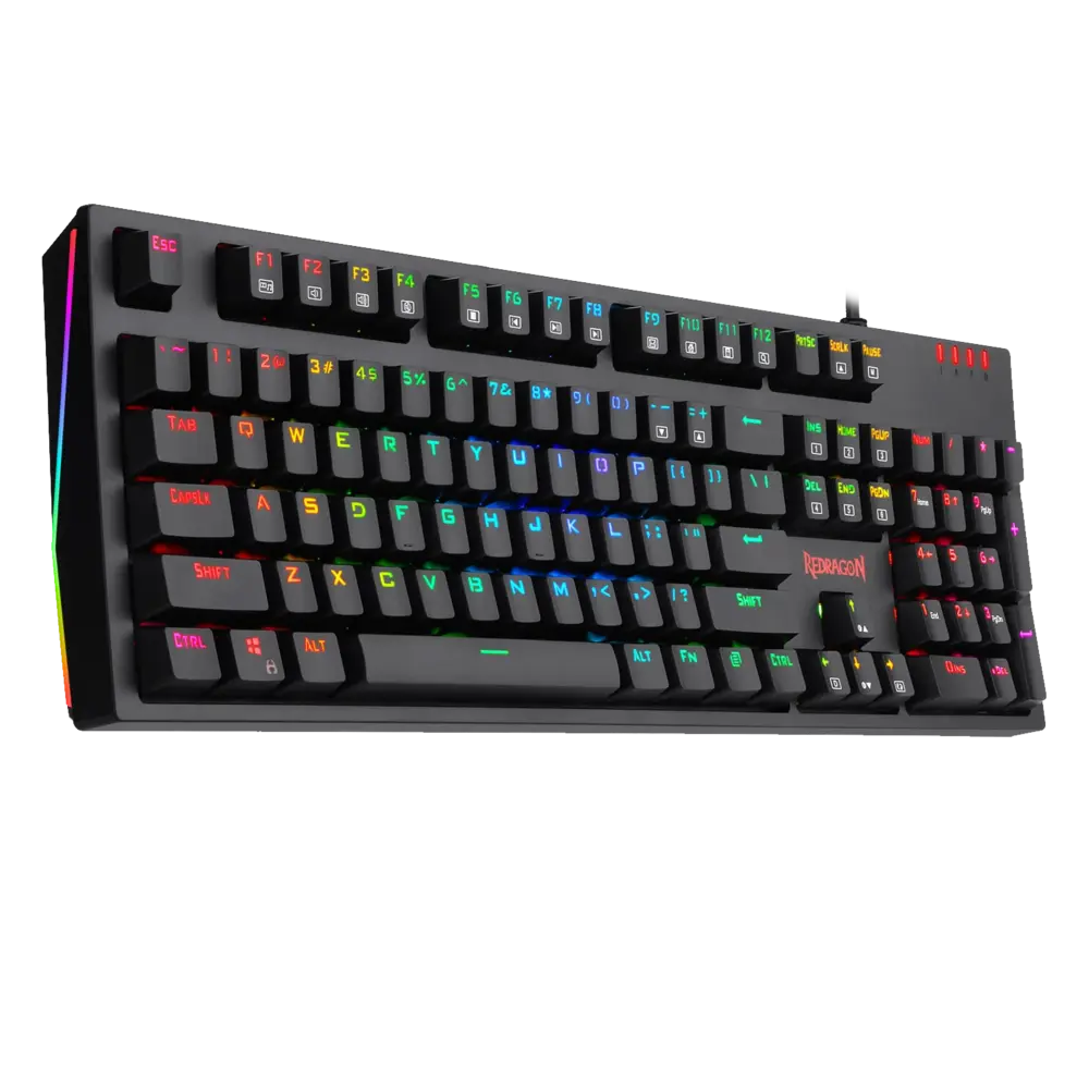 Клавиатура Redragon Amsa Pro K592RGB-PRO-BK механична геймърска RGB blue
