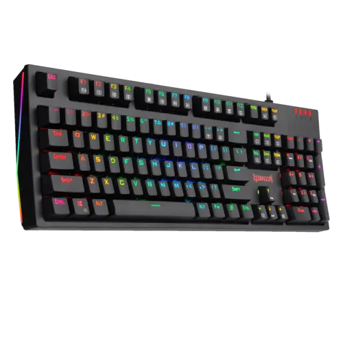 Клавиатура Redragon Amsa Pro K592RGB-PRO-BK механична геймърска RGB blue