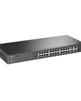 24-портов 10/100 Mbps PoE+ TP-Link JetStream TL-SL2428P комутотор с 4-Gigabit порта и 2 SFP слота