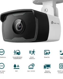 Alternative view of 3MP външна IR булет мрежова камера TP-Link VIGI C330I(2.8mm)