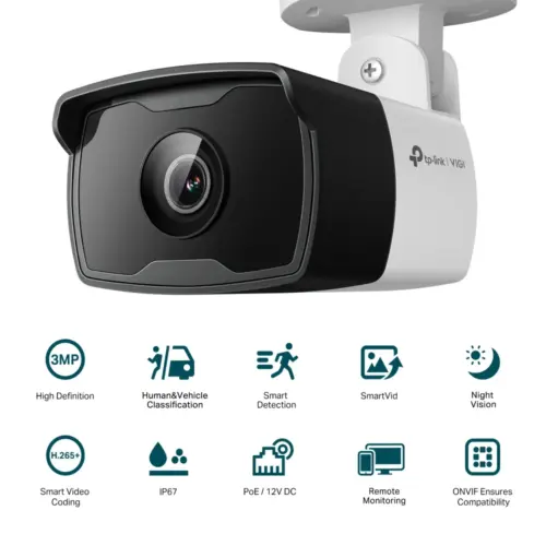 Alternative view of 3MP външна IR булет мрежова камера TP-Link VIGI C330I(2.8mm)