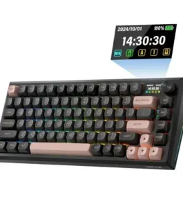 Геймърска механична клавиатура Redragon Eclipse Pro K720GBP-RGB-PRO с Bluetooth и безжична връзка и RGB