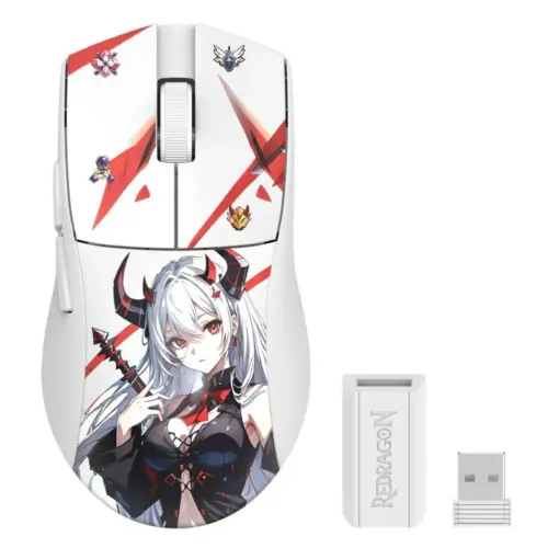 Безжична Bluetooth и кабелна геймърска мишка Redragon K1ng Pro 1K
