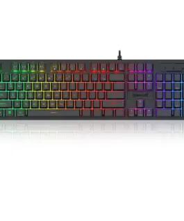 Alternative view of Геймърска клавиатура Redragon Netherbane K521-R с RGB осветление - черна