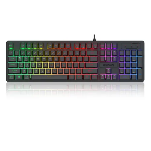Alternative view of Геймърска клавиатура Redragon Netherbane K521-R с RGB осветление -  черна