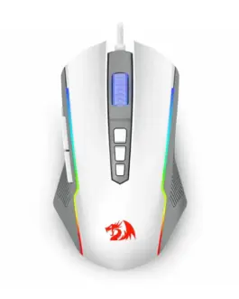 Геймърска мишка Redragon Ranger Basic M910H с RGB осветление - бяла