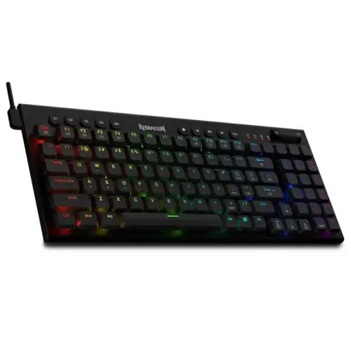 Alternative view of Геймърска механична клавиатура Redragon Sion K653-RGB RGB осветление red switches - черна